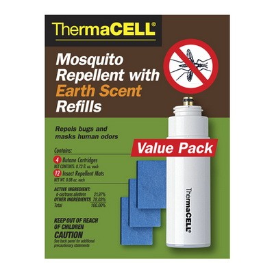 Набор ThermaCell (4 газовых картриджа + 12 пластин) с запахом земли