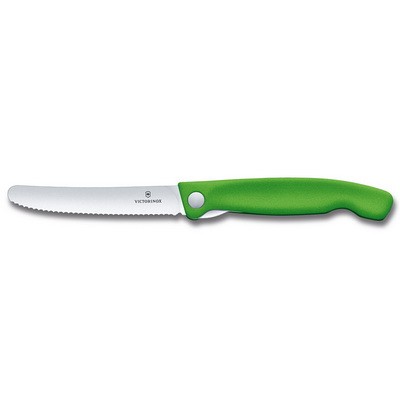 Нож Victorinox SWISS CLASSIC складной серрейтор зеленый