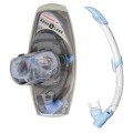 Набор Technisub маска LOOK2 + трубка AIR (прозрачный силикон) midi