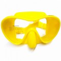 Маска подводная Marlin FRAMELESS DUO (желтый силикон) yellow
