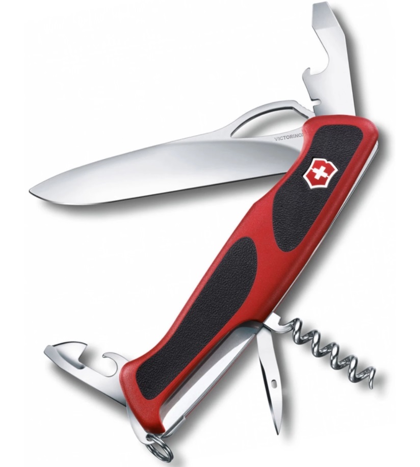 Нож Victorinox RANGERGRIP 61 красный/черный