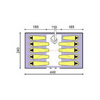 Палатка-шатер Снаряжение ВЬЮГА комплект подстилок
