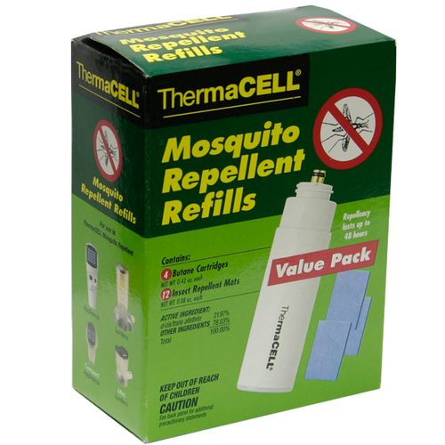 Набор ThermaCell (4 газовых картриджа + 12 пластин)