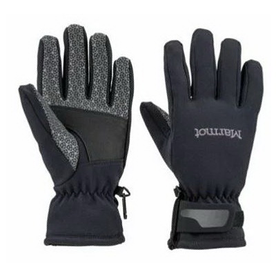 Перчатки Marmot Wm's GLIDE SOFTSHELL GLOVE rainwater/black (S) (уценка)