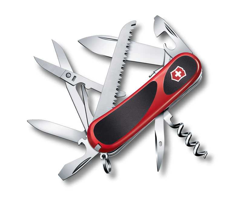 Нож Victorinox EVOGRIP S17 85 мм красный/черный