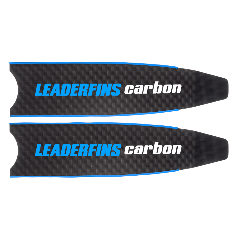 Лопасти LeaderFins STEREOBLADES WAVES 100% PURE CARBON medium (2шт.) blue