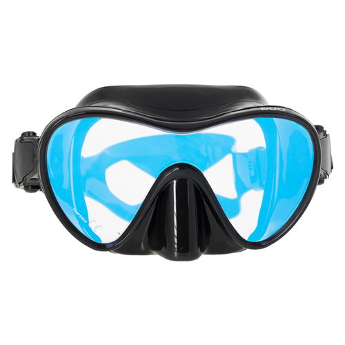 Маска подводная Marlin FRAMELESS DUO (черный силикон)  просветленные линзы black