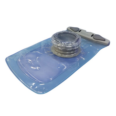 Герметичный чехол Aquapac 420 SMALL CAMERA CASE серо-голубой, с окном для объектива
