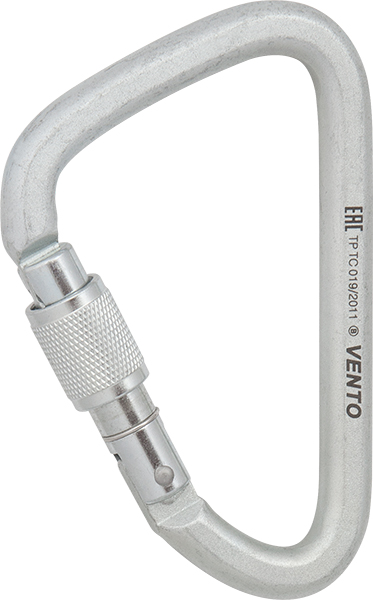 Карабин Венто СТАЛЬНОЙ УВЕЛИЧЕННЫЙ с муфтой