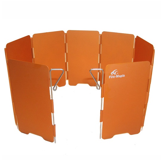 Экран Fire-Maple ветрозащитный 10 секций алюминиевый цветной