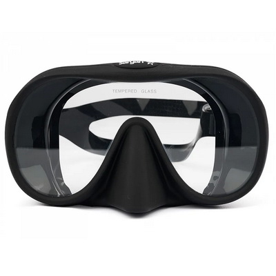 Маска подводная Sargan МАСТЕР (черный силикон) черная