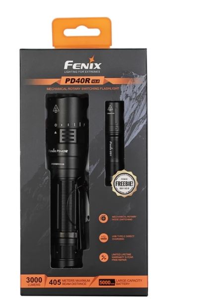 Фонарь Fenix PD40R v2.0 + E01 v2.0