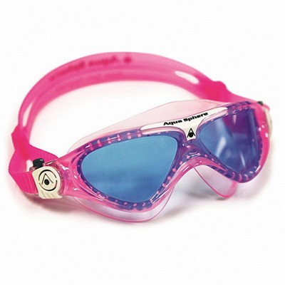 Очки для плавания AquaSphere VISTA JUNIOR  NEW голубые линзы pink/white