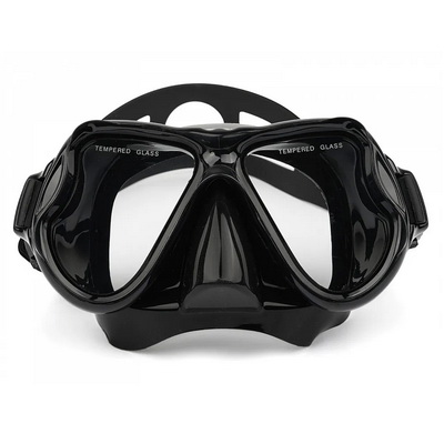 Маска подводная Sargan СОНОРА (черный силикон) черная