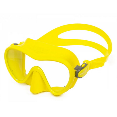 Маска подводная Sargan АГИДЕЛЬ (желтый силикон) желтая