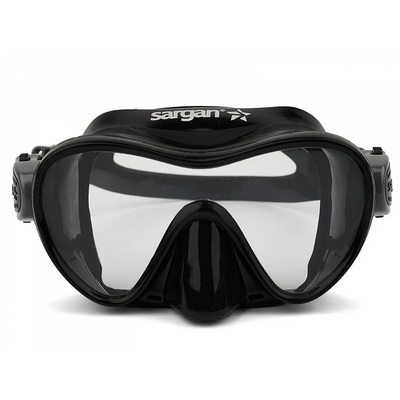 Маска подводная Sargan АГИДЕЛЬ KIDS (черный силикон) черная