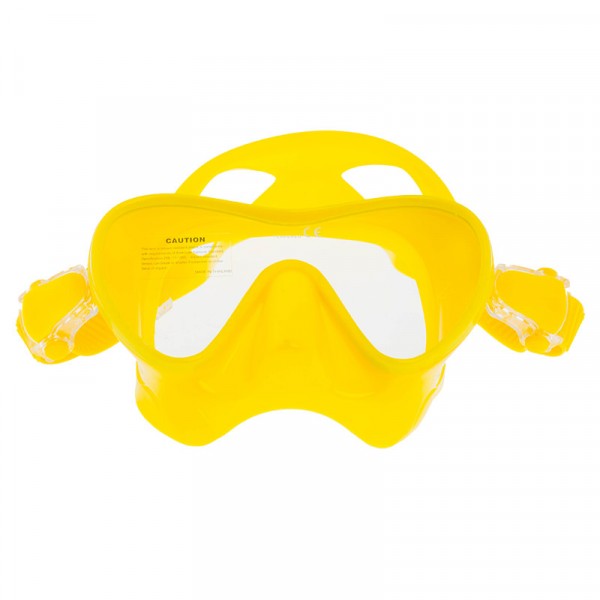 Маска подводная Marlin FRAMELESS DUO (желтый силикон) yellow