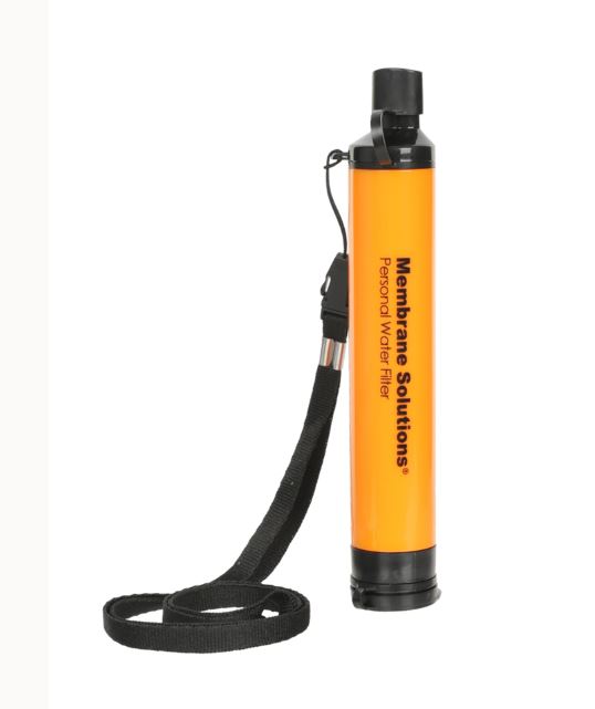Фильтр Membrane Solutions WATER FILTER STRAW MINI orange