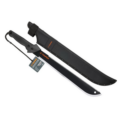 Мачете Truper MACH-18X двустороннее с пилой в чехле
