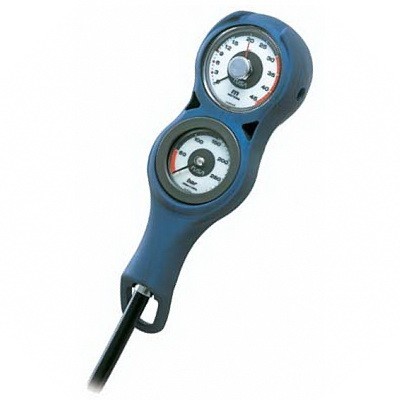 Консоль 2-х приборная Tusa PLATINA (манометр + глубиномер) черная