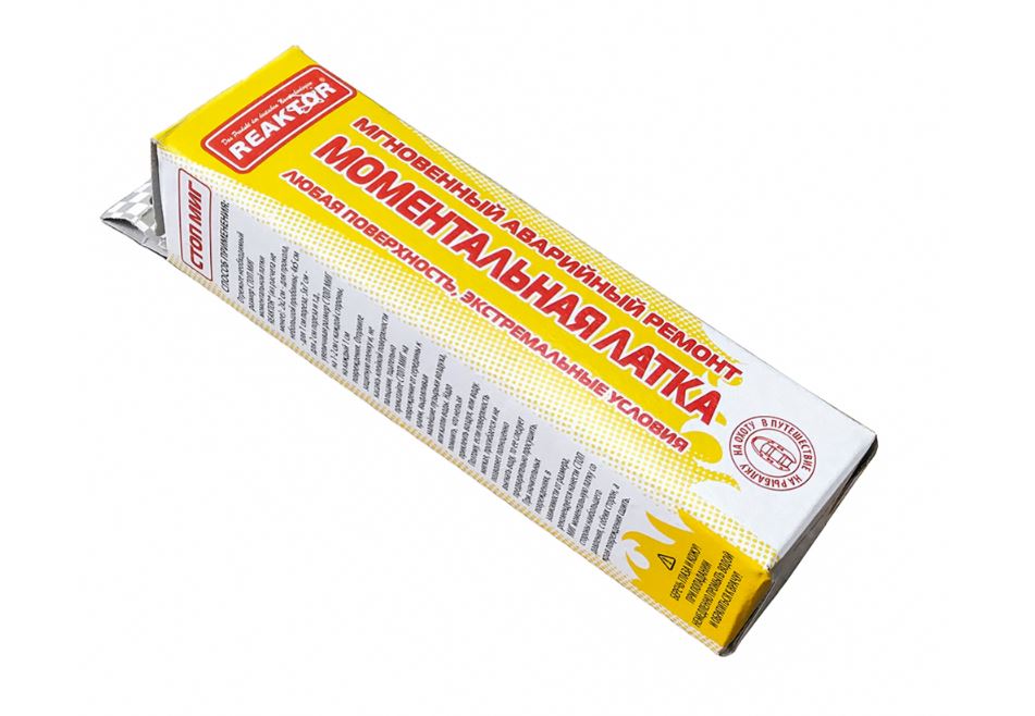 Моментальная латка Reaktor СТОП МИГ бесцветная 100 см2