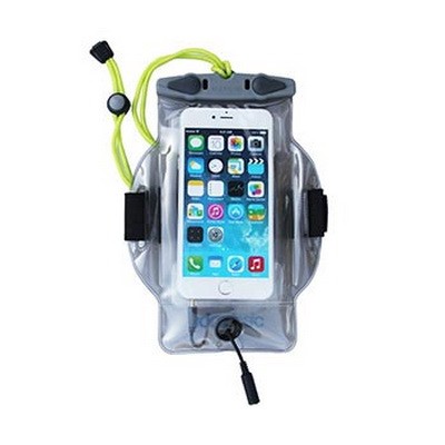 Герметичный чехол Aquapac 519 WATERPROOF ITUNES CASE LARGE серый, с креплением на руку.