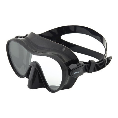 Маска подводная Sargan АГИДЕЛЬ (черный силикон) черная